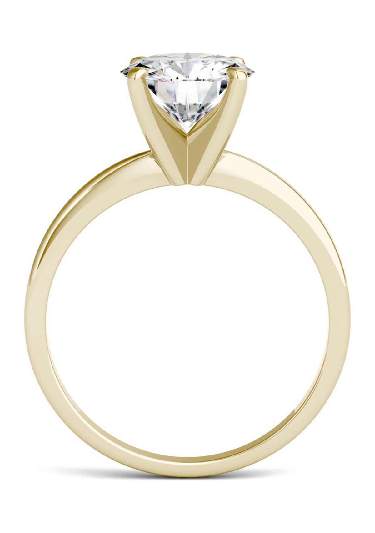 1.9 ct. t.w. Moissanite Solitaire Ring in 14K Yellow Gold