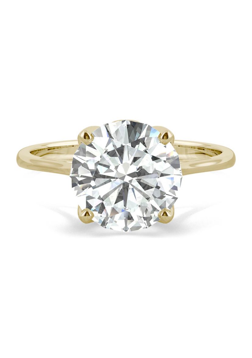 2.7 ct. t.w. Moissanite Solitaire Ring in 14K Yellow Gold