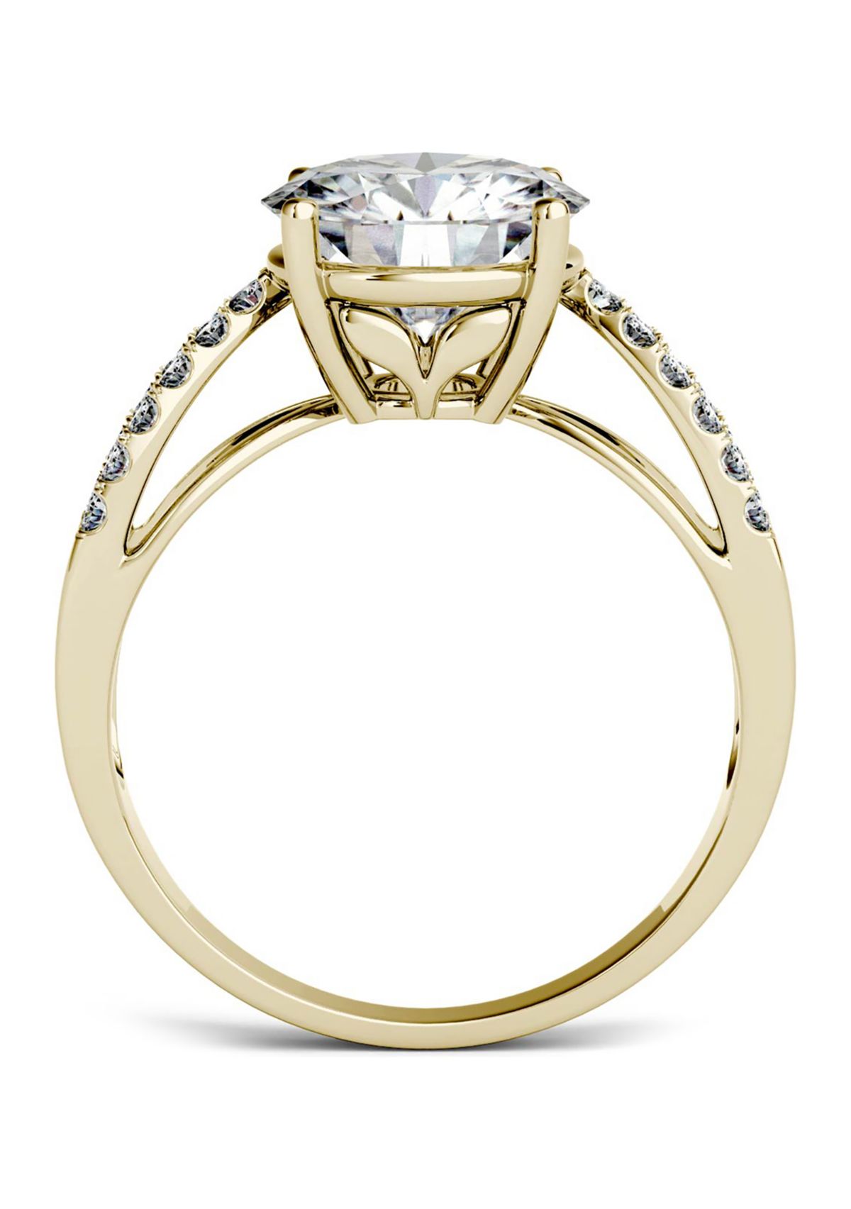 2.92 ct. t.w. Moissanite Engagement Ring in 14K Yellow Gold