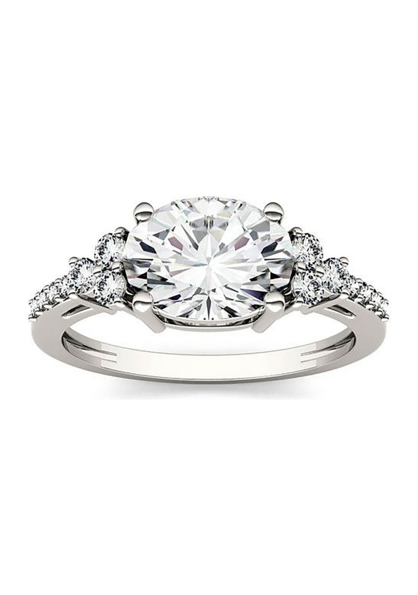 Charles & Colvard 2.3 ct. t.w. Lab Created Moissanite East-West Oval Ring