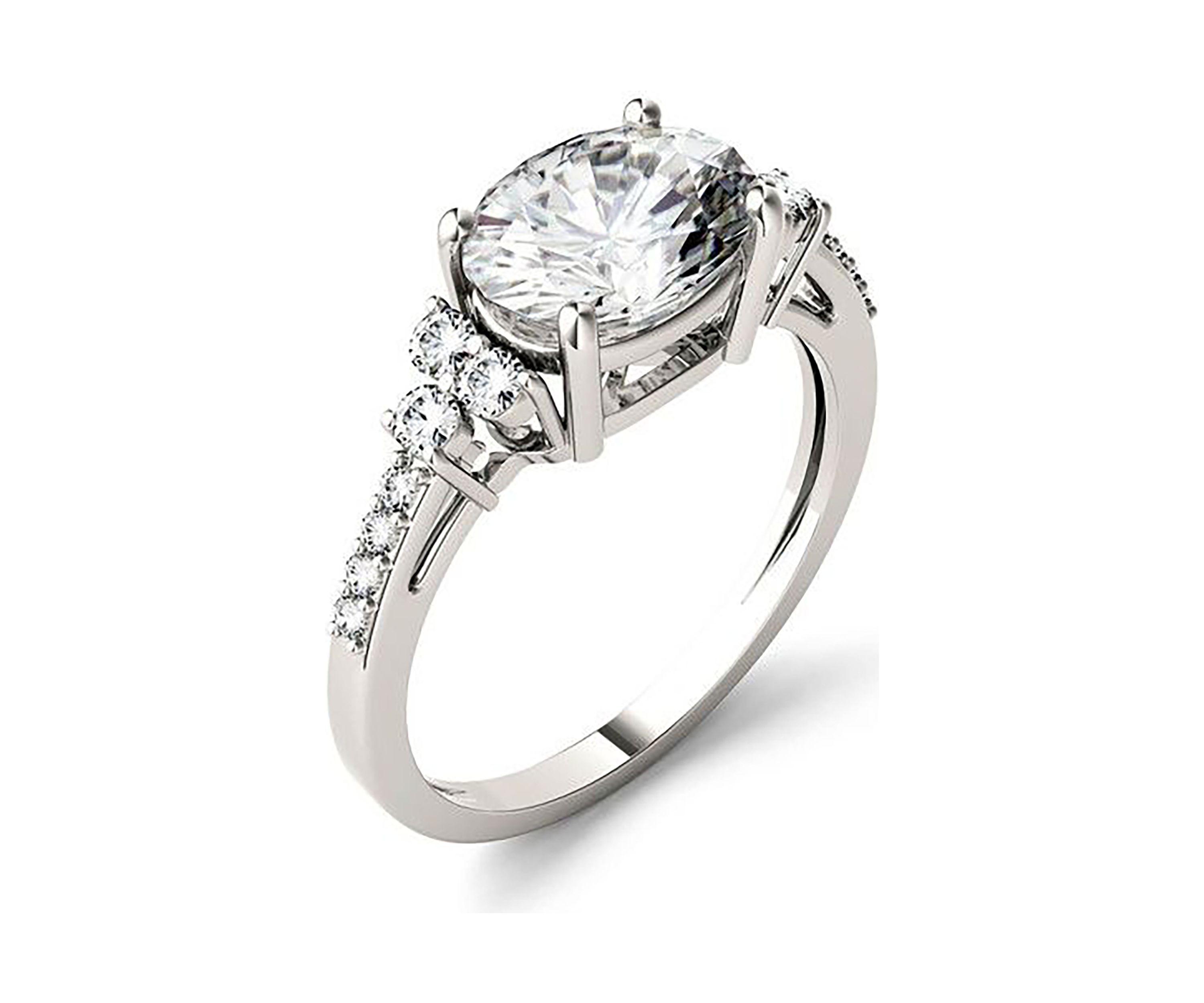 Charles & Colvard 2.3 ct. t.w. Lab Created Moissanite East-West Oval Ring
