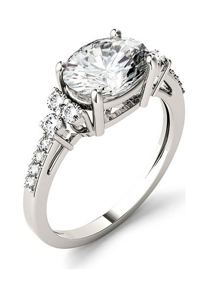 Charles & Colvard 2.3 ct. t.w. Lab Created Moissanite East-West Oval Ring