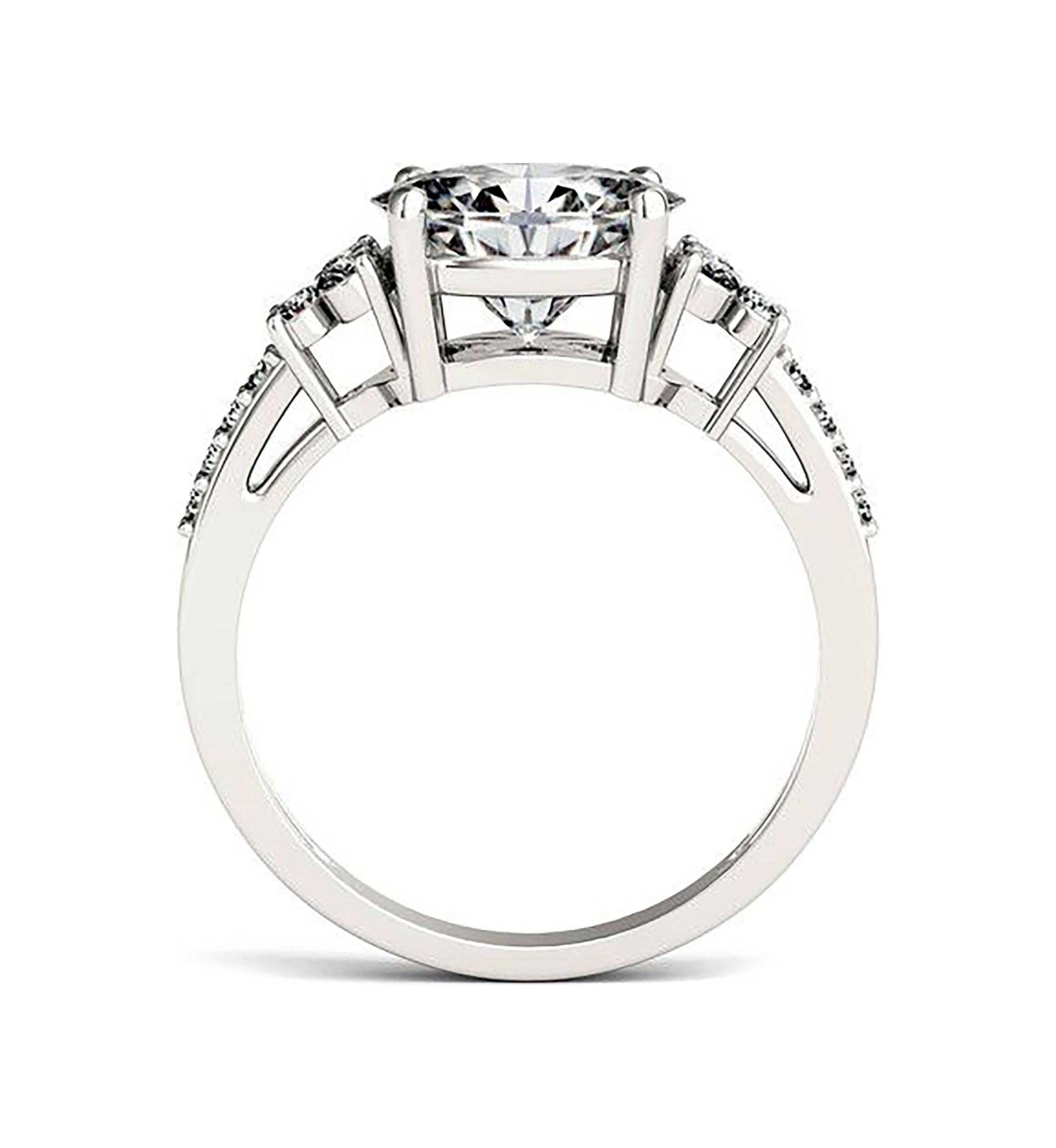 Charles & Colvard 2.3 ct. t.w. Lab Created Moissanite East-West Oval Ring