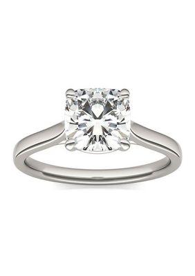 Charles & Colvard 2 Ct. T.w. Lab Created Moissanite Cushion Solitaire Ring