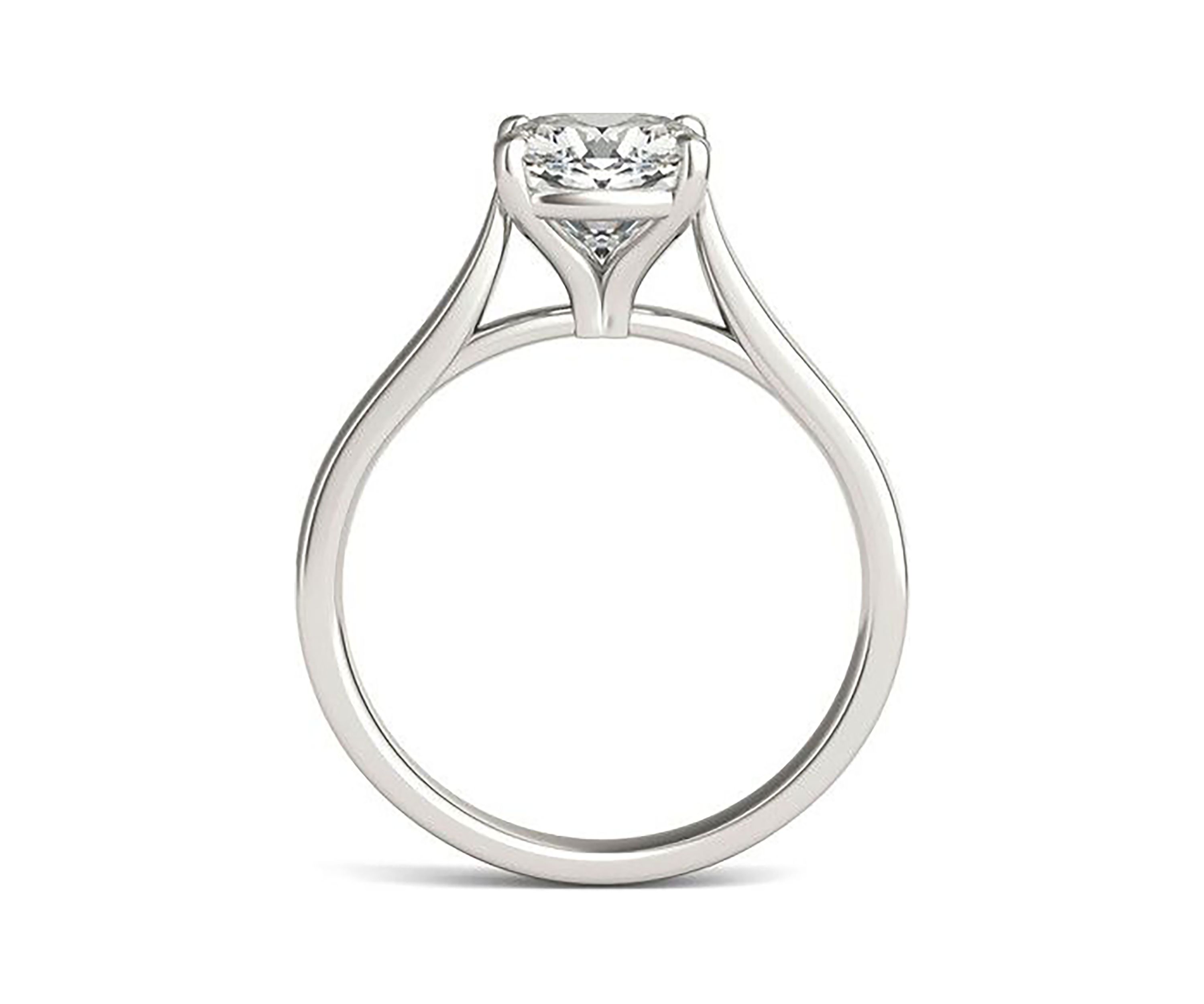Charles & Colvard 2 ct. t.w. Lab Created Moissanite Cushion Solitaire Ring