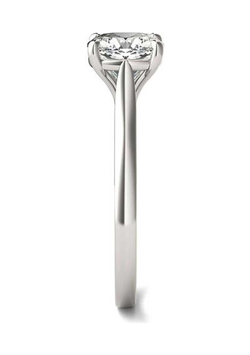 Charles & Colvard 2 ct. t.w. Lab Created Moissanite Cushion Solitaire Ring
