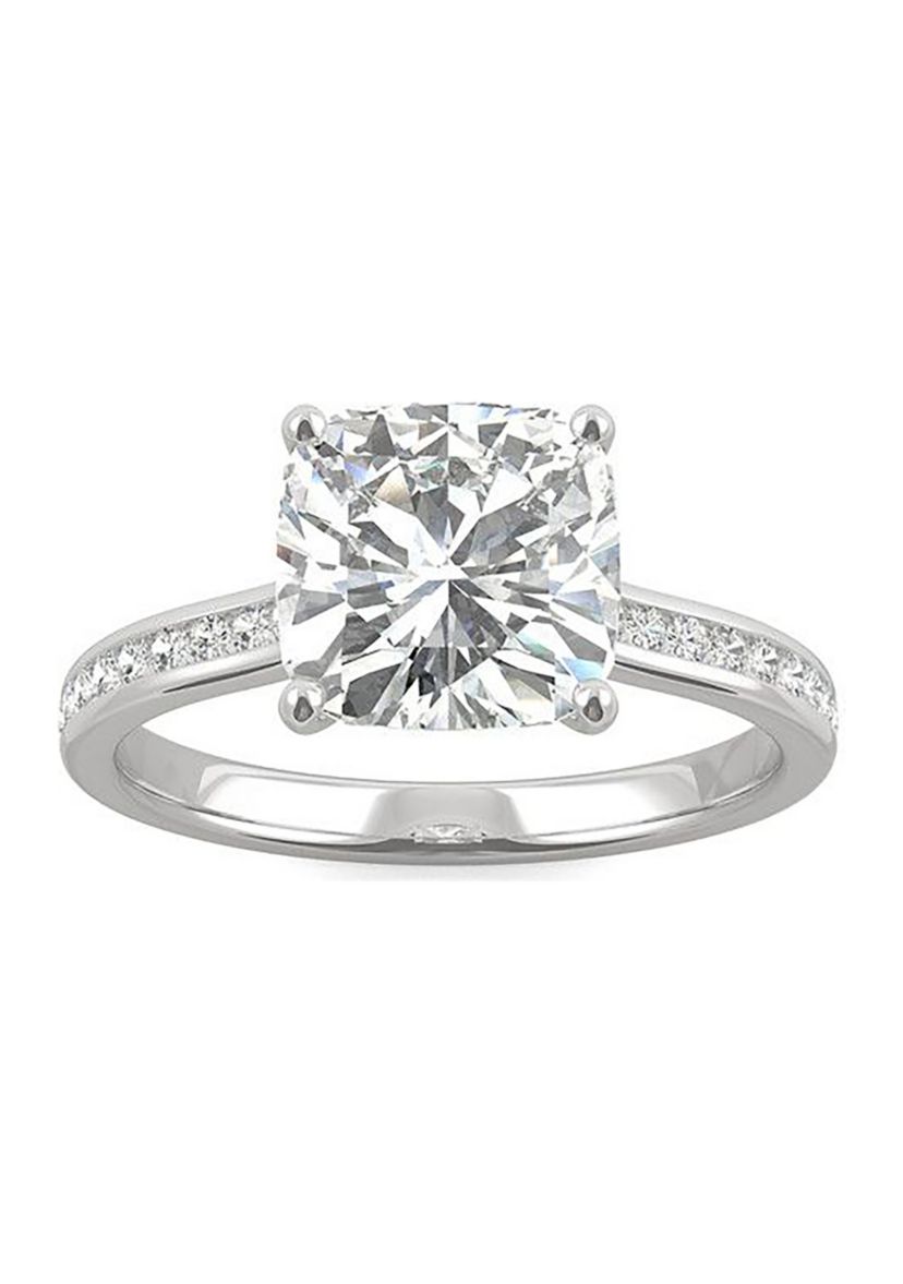 Charles & Colvard 2.58 ct. t.w. Lab Created Moissanite Cushion Engagement Ring