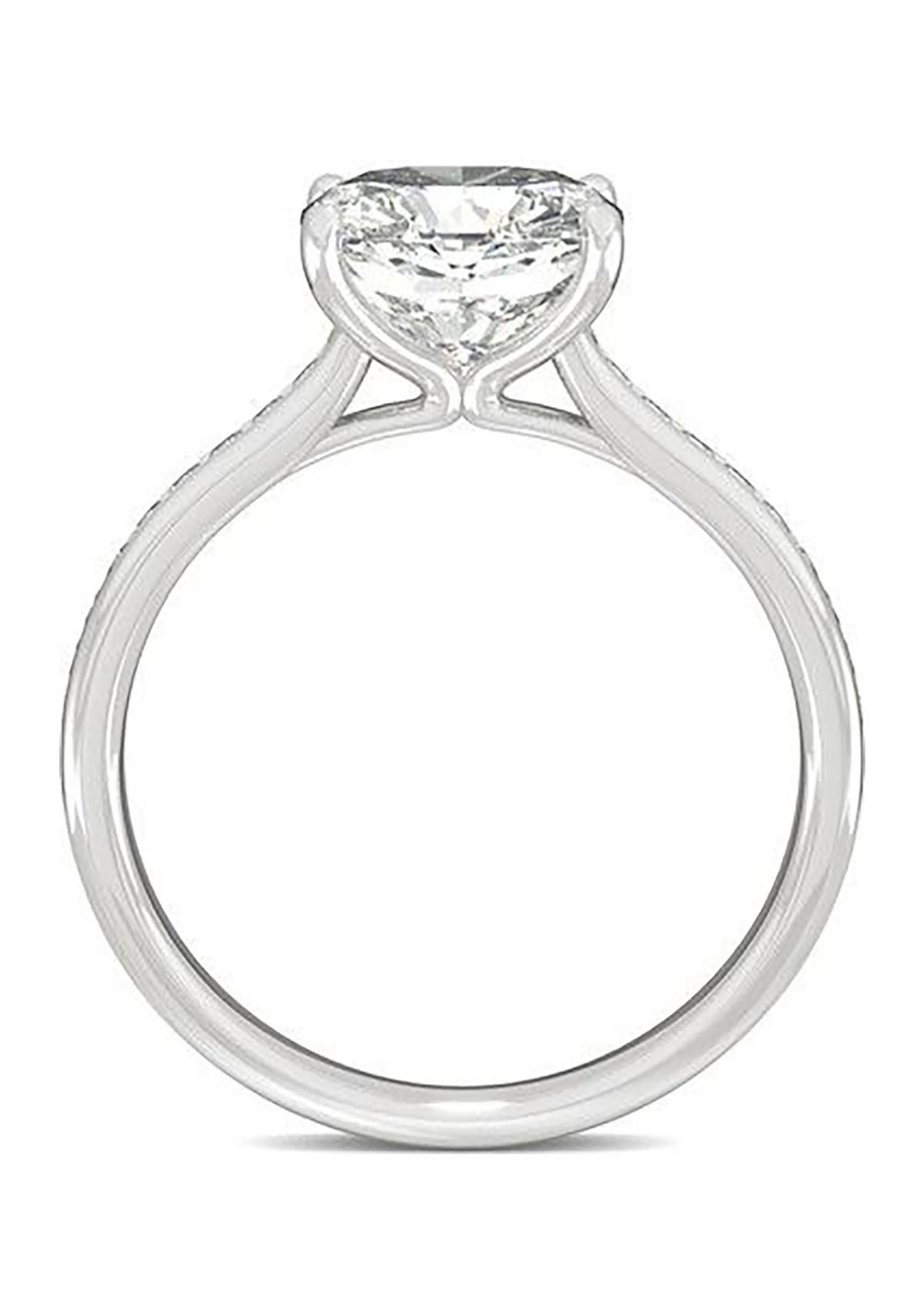 Charles & Colvard 2.58 ct. t.w. Lab Created Moissanite Cushion Engagement Ring