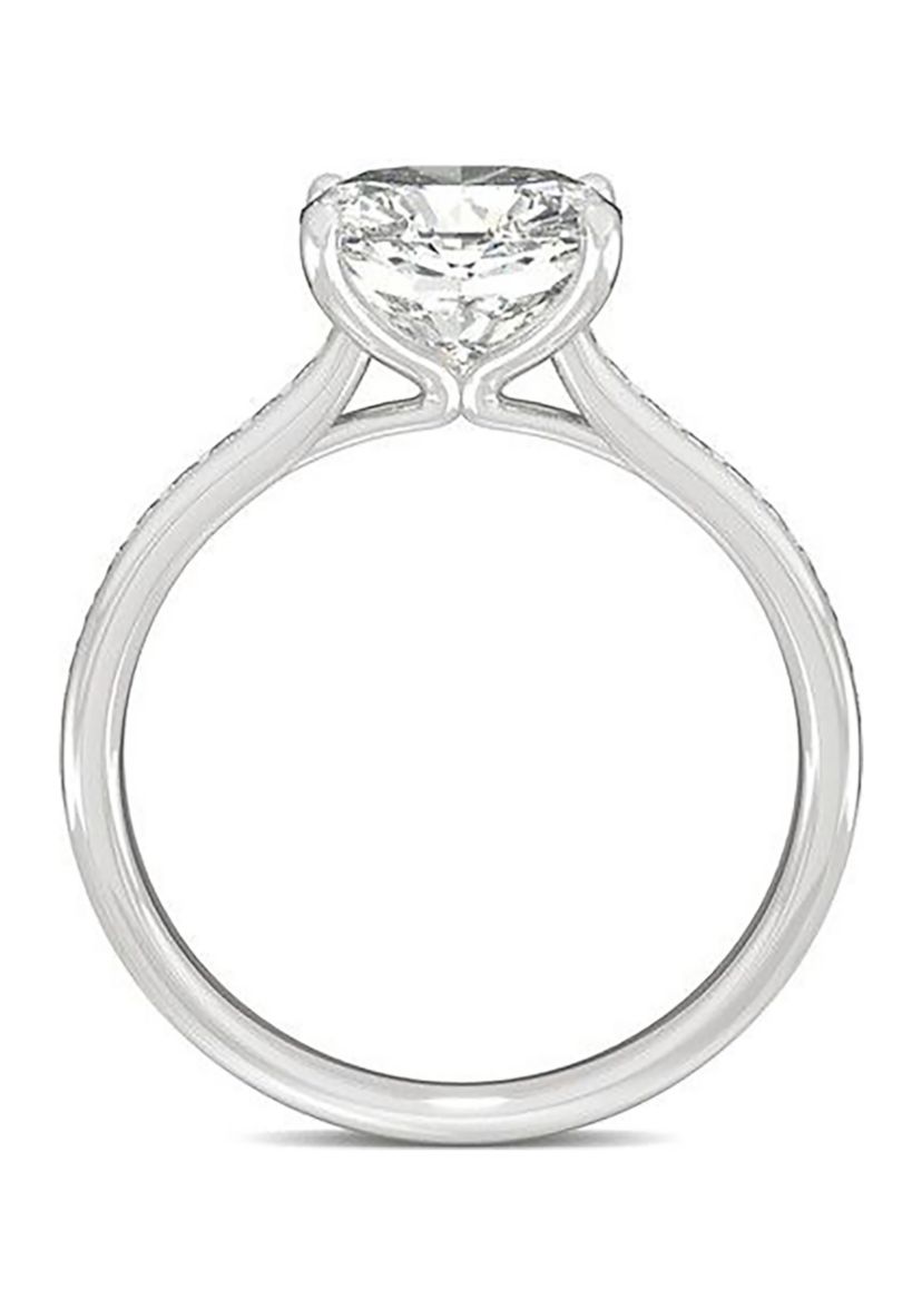 Charles & Colvard 2.58 ct. t.w. Lab Created Moissanite Cushion Engagement Ring