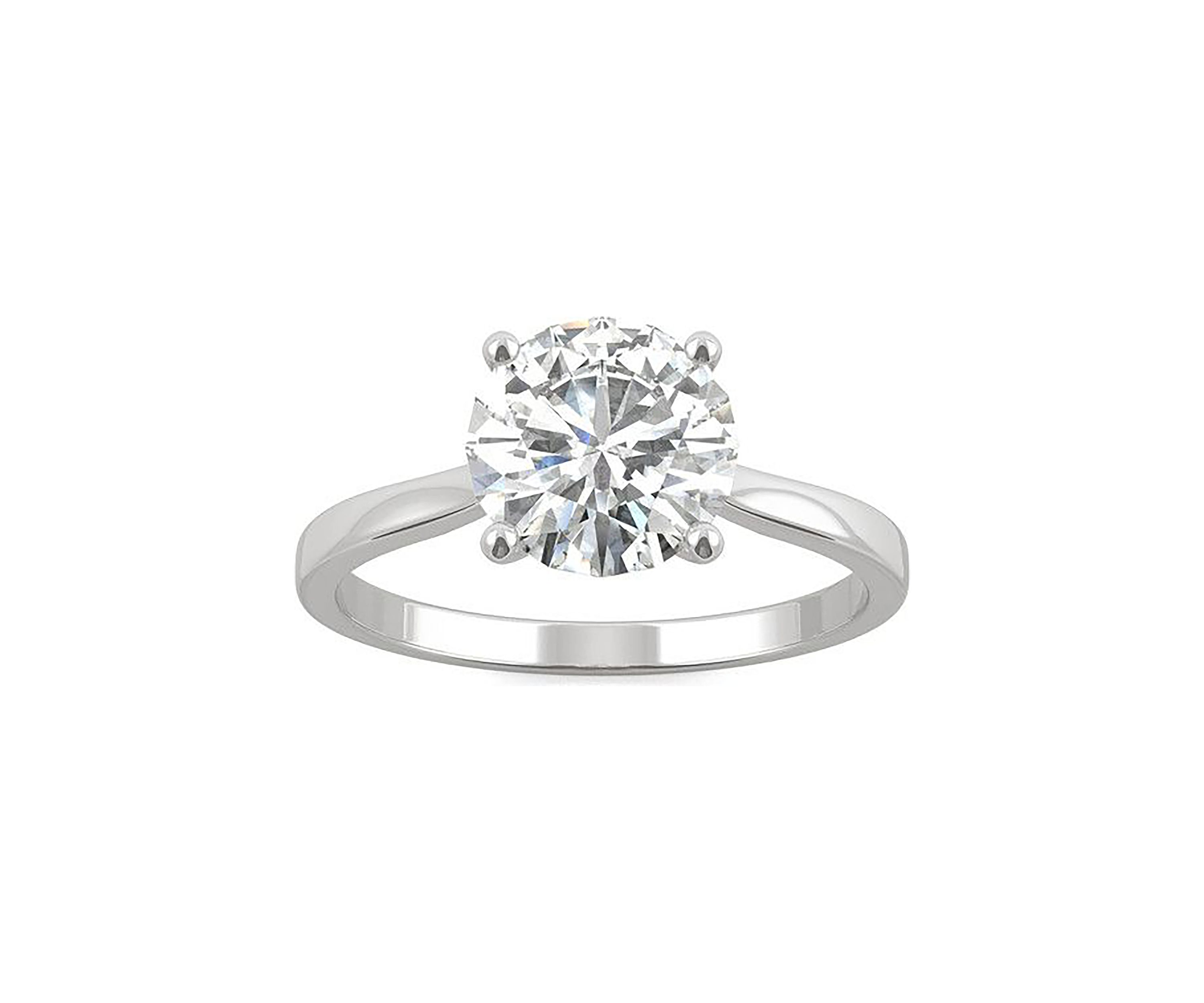Charles & Colvard 1.9 ct. t.w. Lab Created Moissanite Round Solitaire Ring