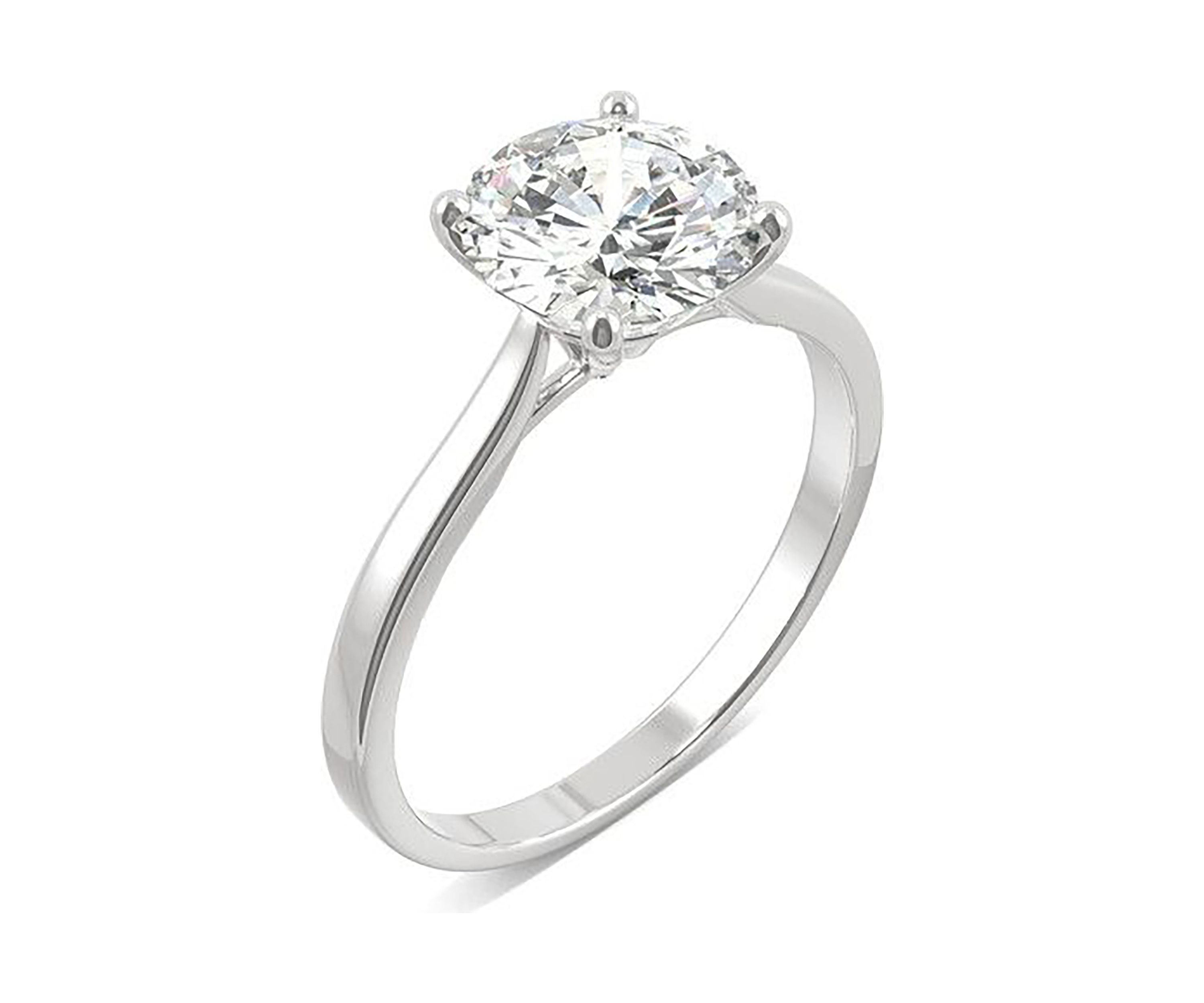 Charles & Colvard 1.9 ct. t.w. Lab Created Moissanite Round Solitaire Ring