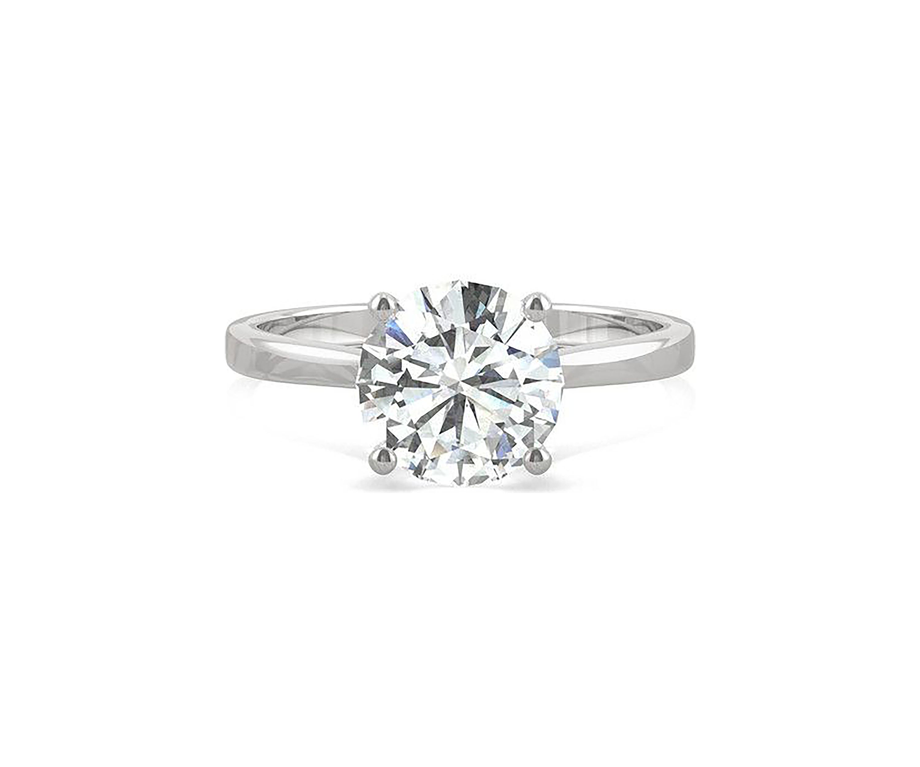 Charles & Colvard 1.9 ct. t.w. Lab Created Moissanite Round Solitaire Ring