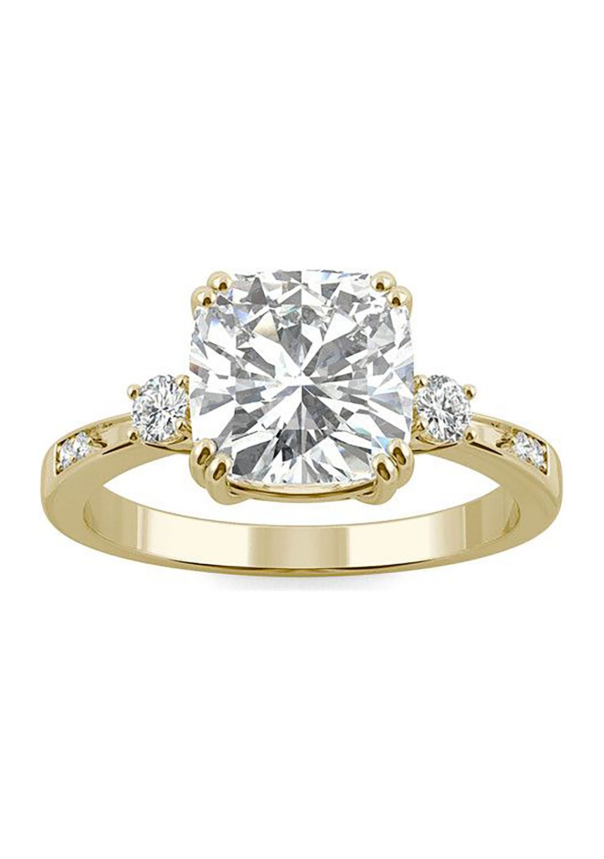 Charles & Colvard 2.54 ct. t.w. Lab Created Moissanite Cushion Engagement Ring