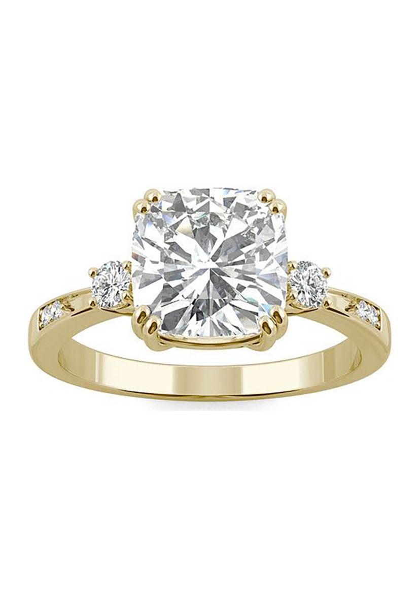Charles & Colvard 2.54 ct. t.w. Lab Created Moissanite Cushion Engagement Ring