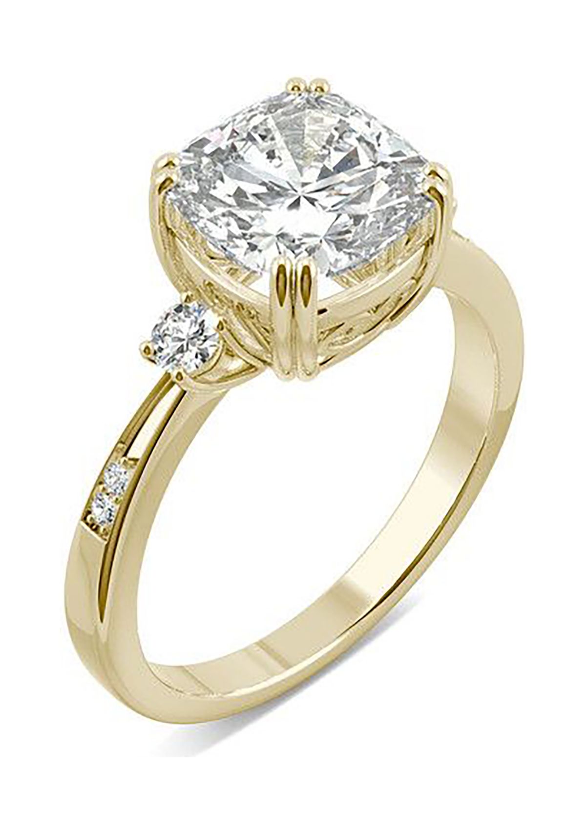 Charles & Colvard 2.54 ct. t.w. Lab Created Moissanite Cushion Engagement Ring