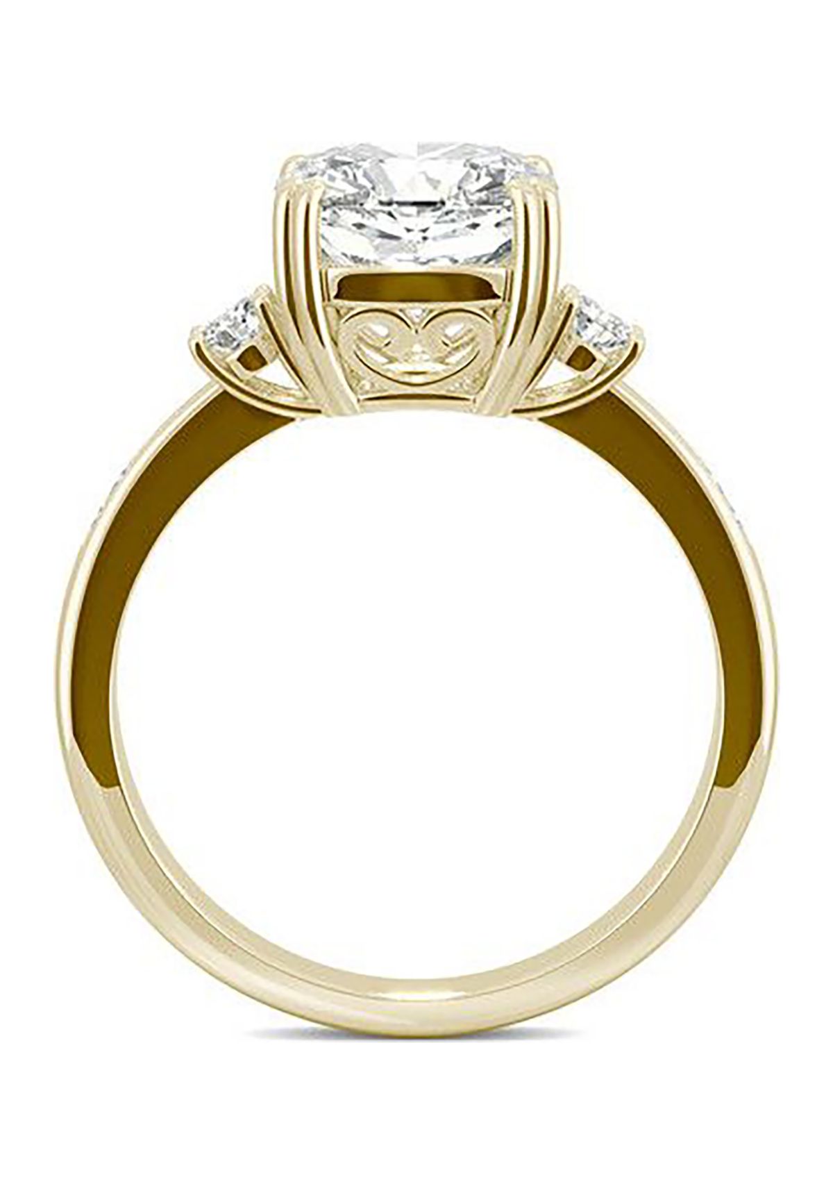 Charles & Colvard 2.54 ct. t.w. Lab Created Moissanite Cushion Engagement Ring