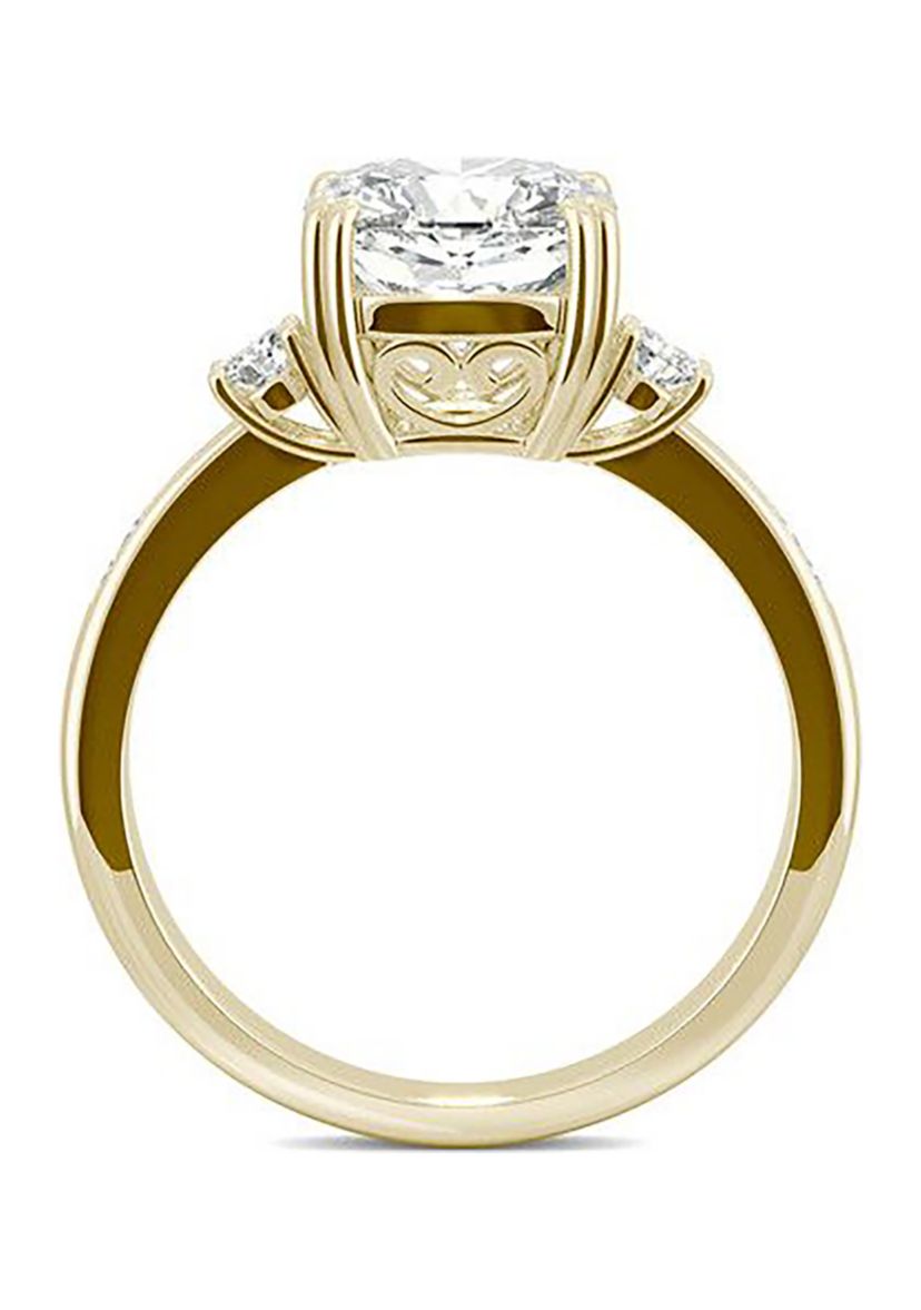 Charles & Colvard 2.54 ct. t.w. Lab Created Moissanite Cushion Engagement Ring