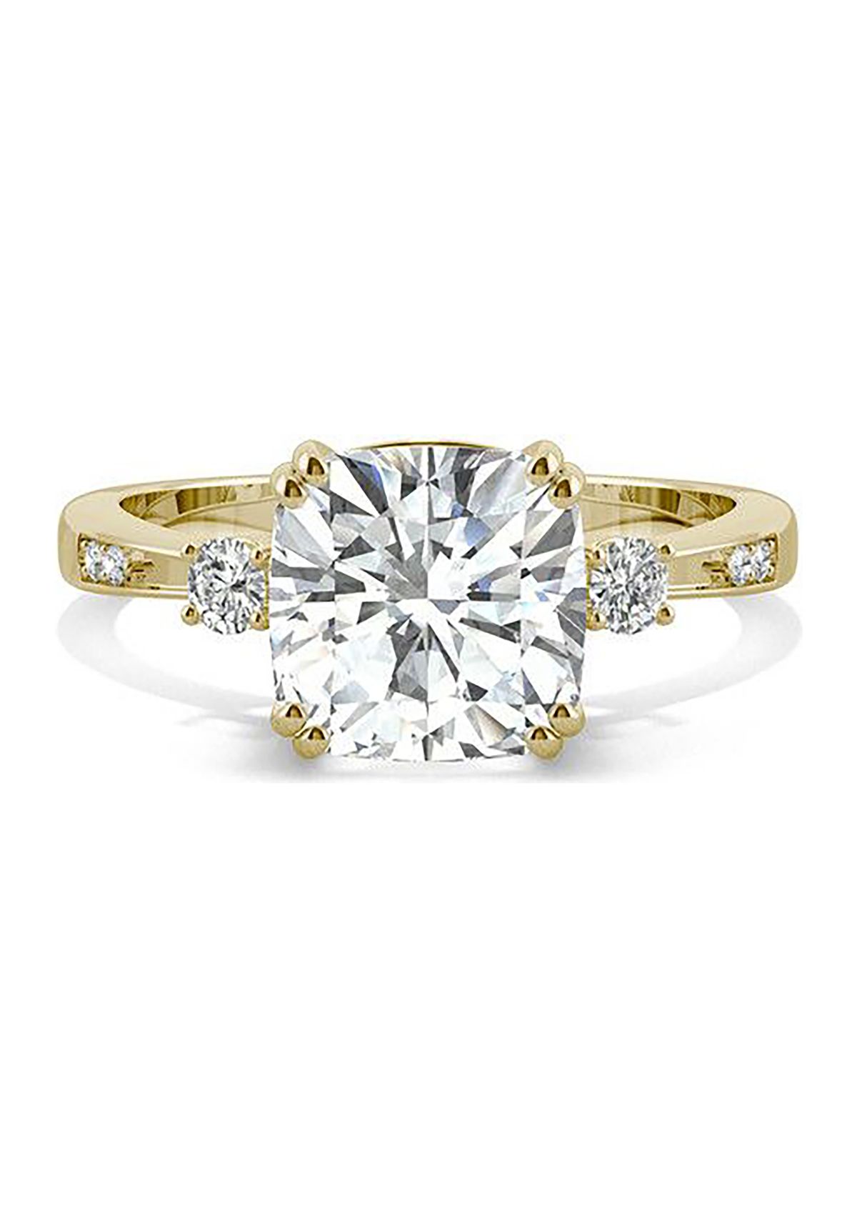 Charles & Colvard 2.54 ct. t.w. Lab Created Moissanite Cushion Engagement Ring
