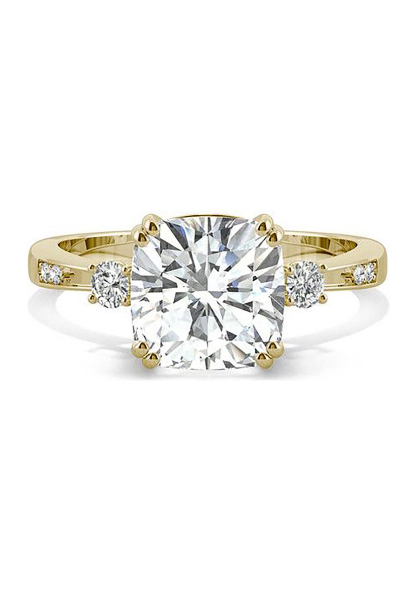 Charles & Colvard 2.54 ct. t.w. Lab Created Moissanite Cushion Engagement Ring