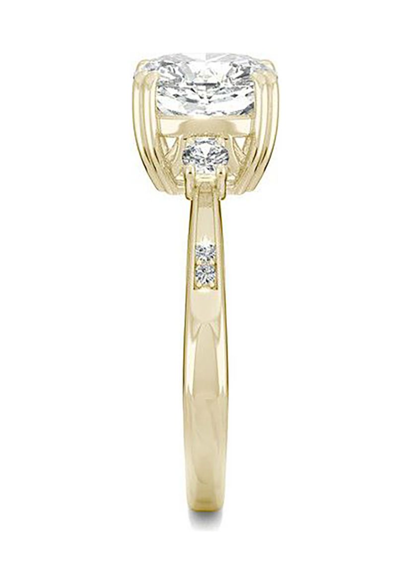 Charles & Colvard 2.54 ct. t.w. Lab Created Moissanite Cushion Engagement Ring