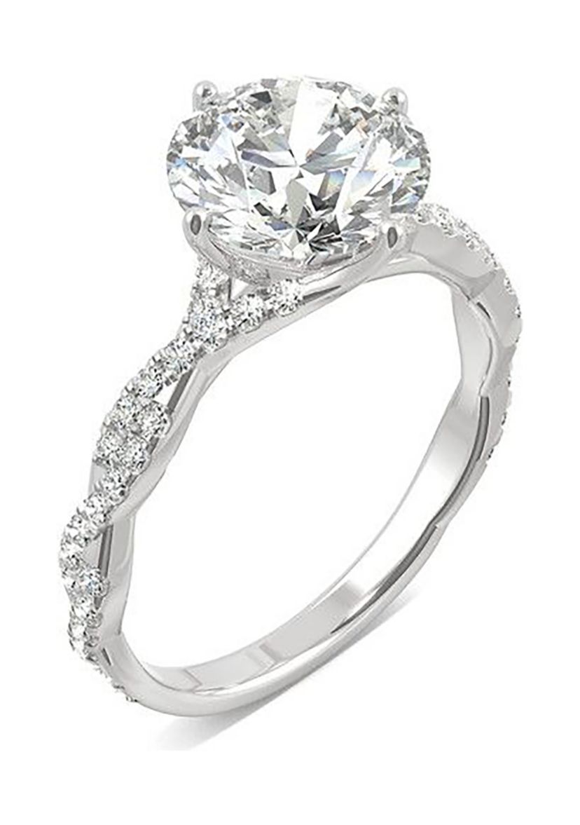 Charles & Colvard 2.3 ct. t.w. Lab Created Moissanite Engagement Ring