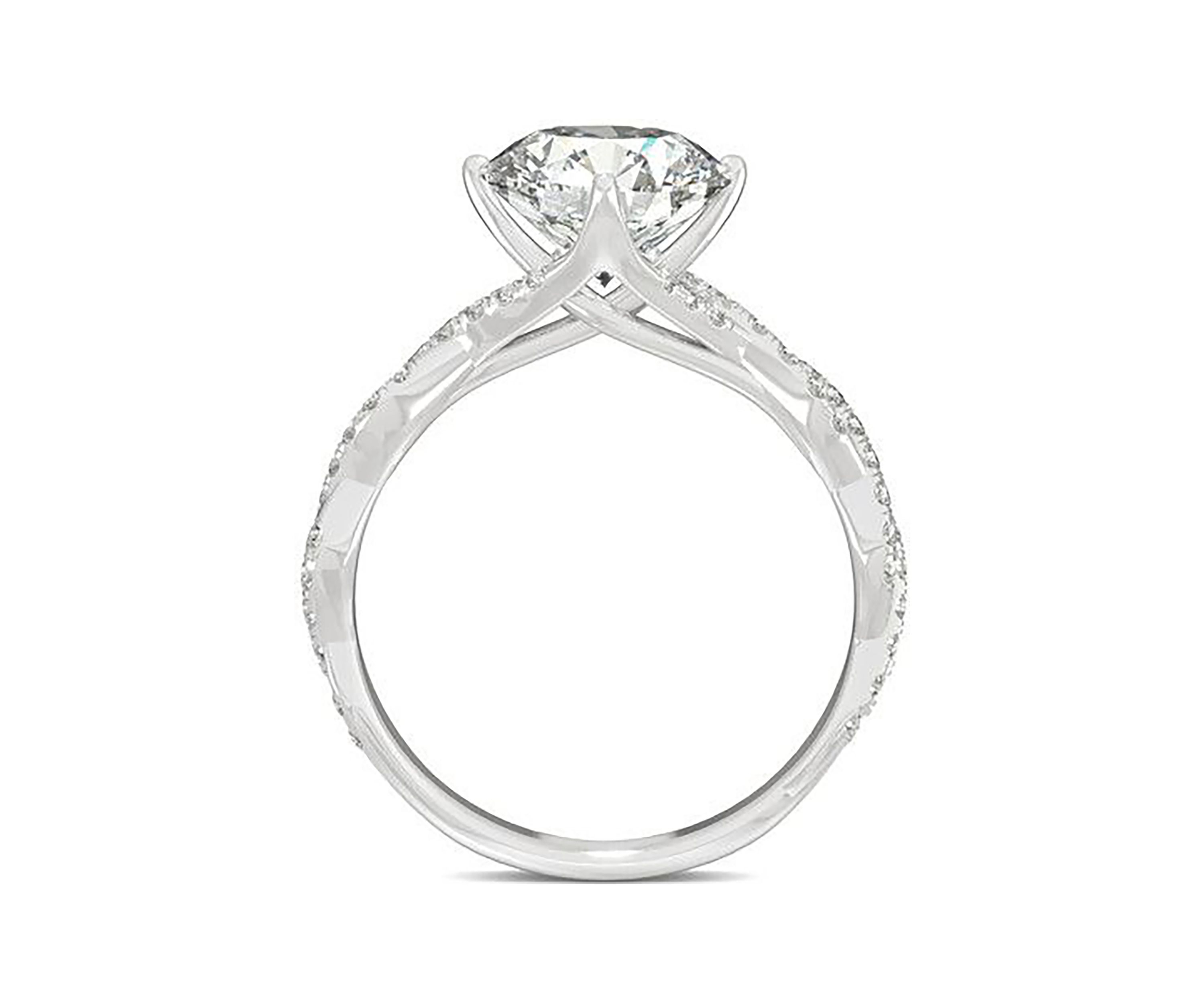Charles & Colvard 2.3 ct. t.w. Lab Created Moissanite Engagement Ring