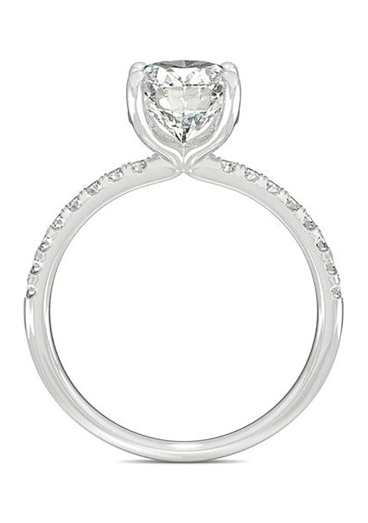 Charles & Colvard 2.34 ct. t.w. Lab Created Moissanite Oval Engagement Ring