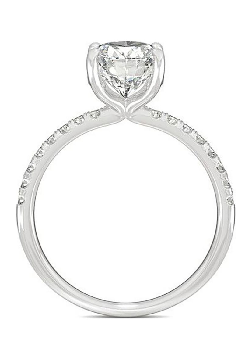 Charles & Colvard 2.34 ct. t.w. Lab Created Moissanite Oval Engagement Ring