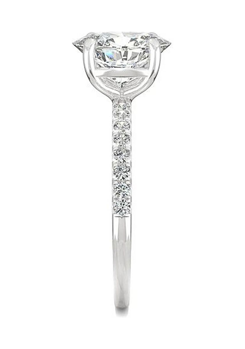 Charles & Colvard 2.34 ct. t.w. Lab Created Moissanite Oval Engagement Ring