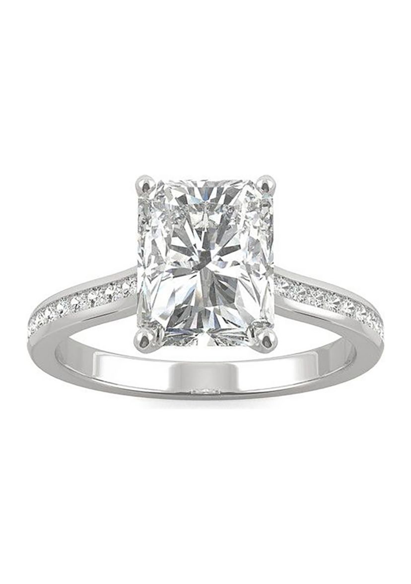 Charles & Colvard 2.88 ct. t.w. Lab Created Moissanite Radiant Engagement Ring