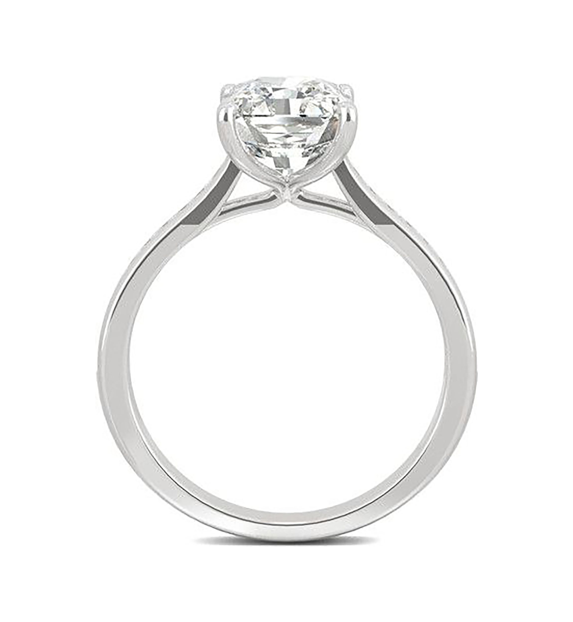 Charles & Colvard 2.88 ct. t.w. Lab Created Moissanite Radiant Engagement Ring
