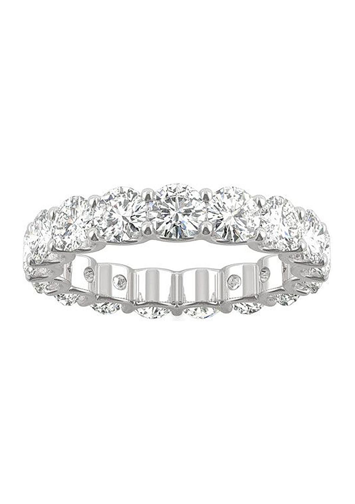 Charles & Colvard 3.91 ct. t.w. Lab Created Moissanite Round Eternity Band