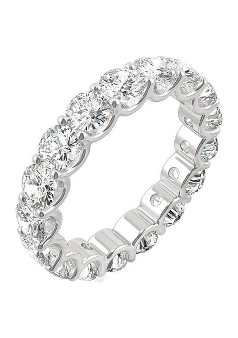 Charles & Colvard 3.91 ct. t.w. Lab Created Moissanite Round Eternity Band