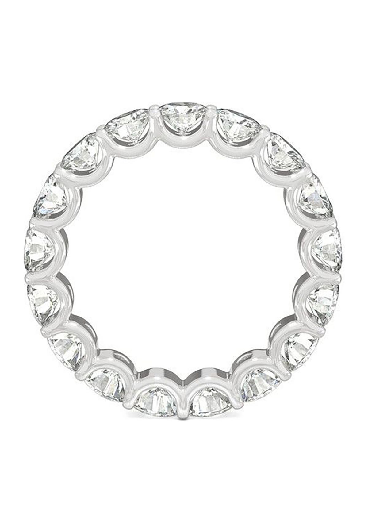 Charles & Colvard 3.91 ct. t.w. Lab Created Moissanite Round Eternity Band
