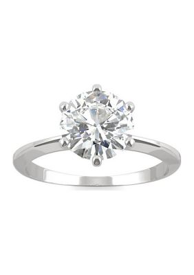 Charles & Colvard 1.9 Ct. T.w. Lab Created Moissanite Round Solitaire Ring