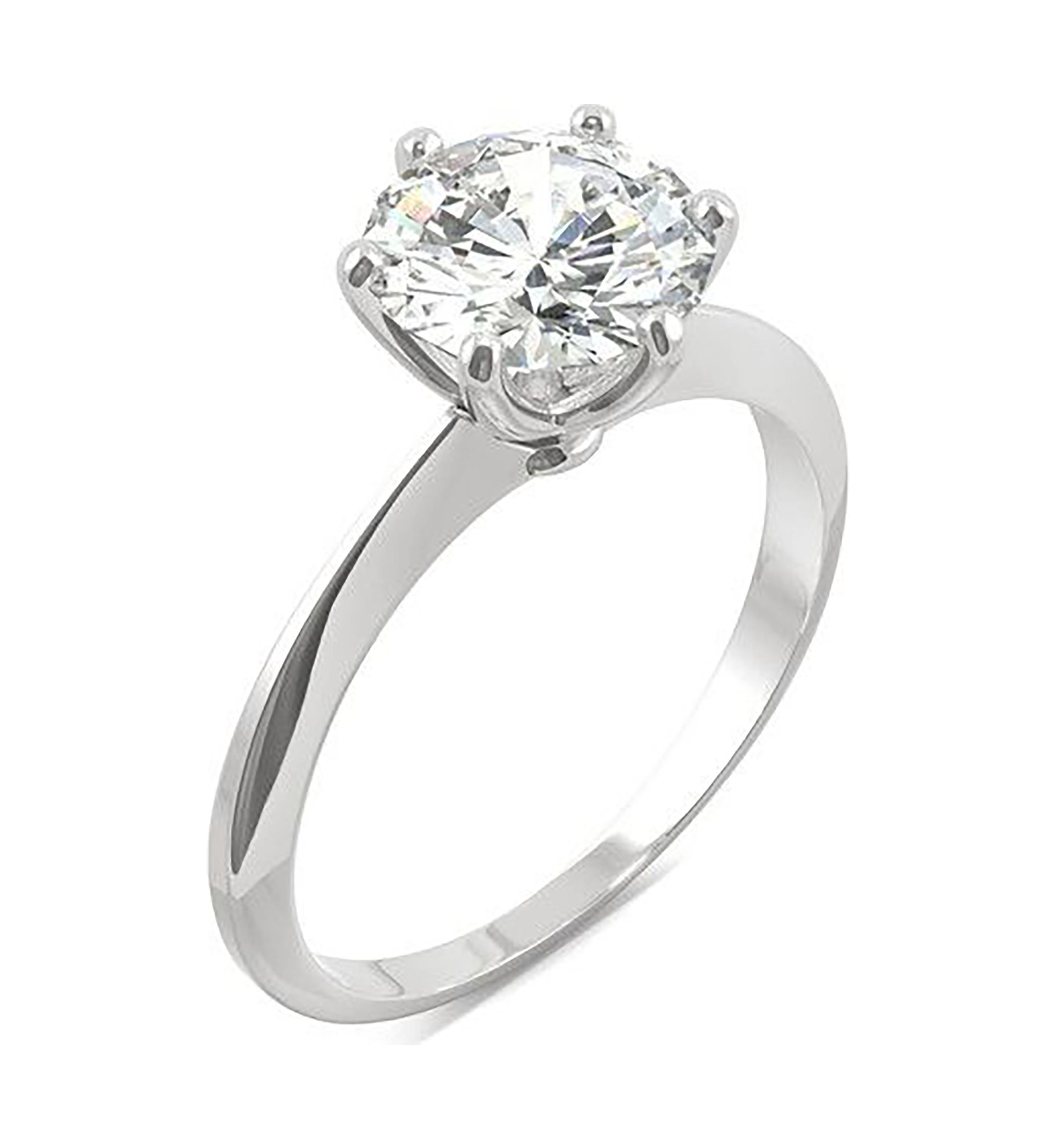 Charles & Colvard 1.9 ct. t.w. Lab Created Moissanite Round Solitaire Ring