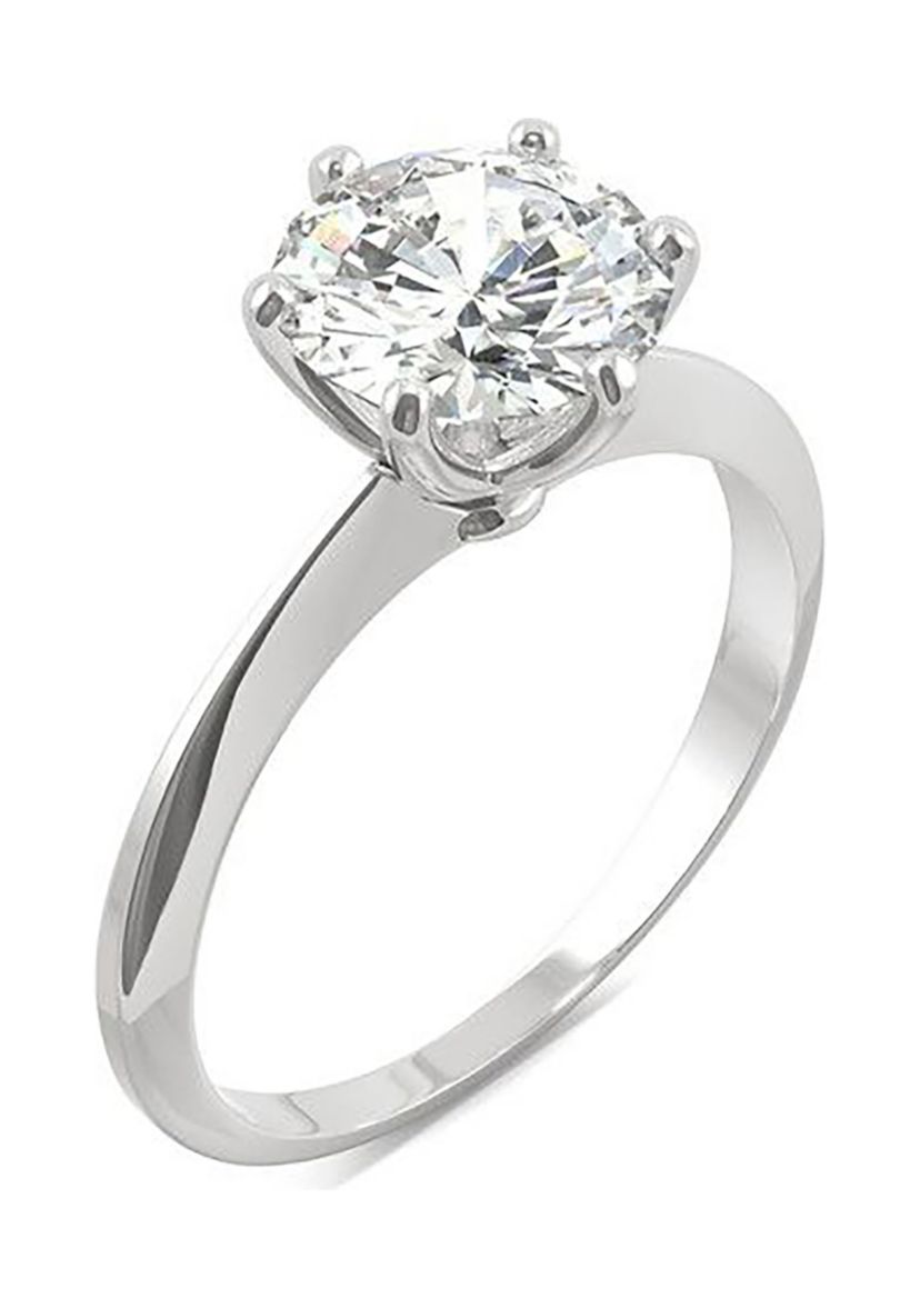 Charles & Colvard 1.9 ct. t.w. Lab Created Moissanite Round Solitaire Ring