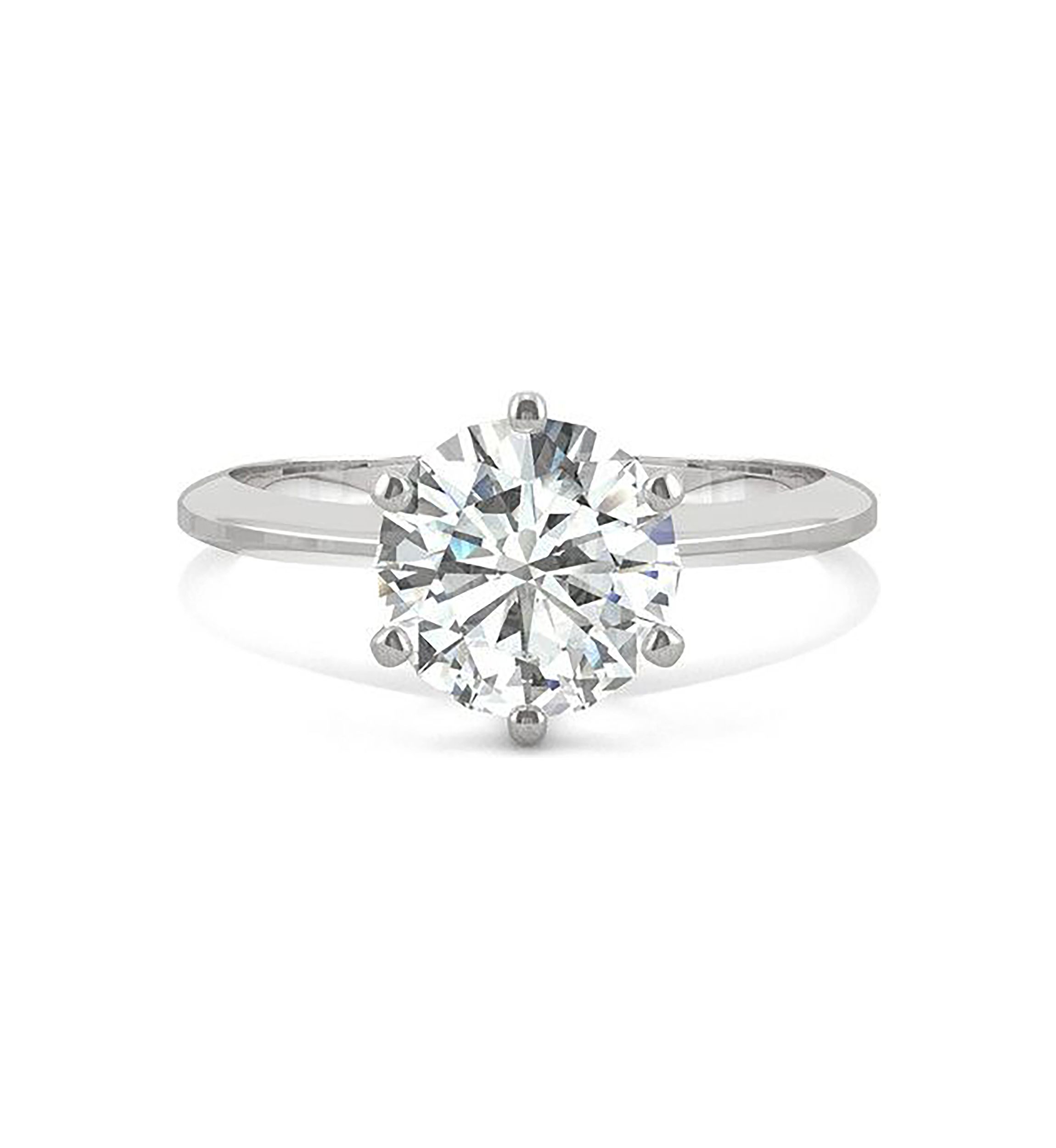 Charles & Colvard 1.9 ct. t.w. Lab Created Moissanite Round Solitaire Ring
