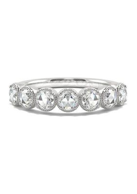 Charles & Colvard 0.42 ct. t.w. Lab Created Moissanite Rose Cut Anniversary Band