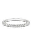 1/3 ct. t.w. Lab Created Moissanite Wedding Band in 14K White Gold 
