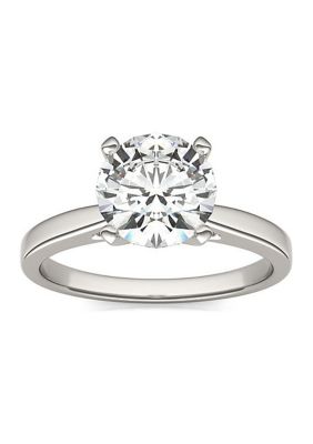 Charles & Colvard 1.90 Ct. T.w. Lab Created Moissanite Classic Solitaire Ring In 14K Gold