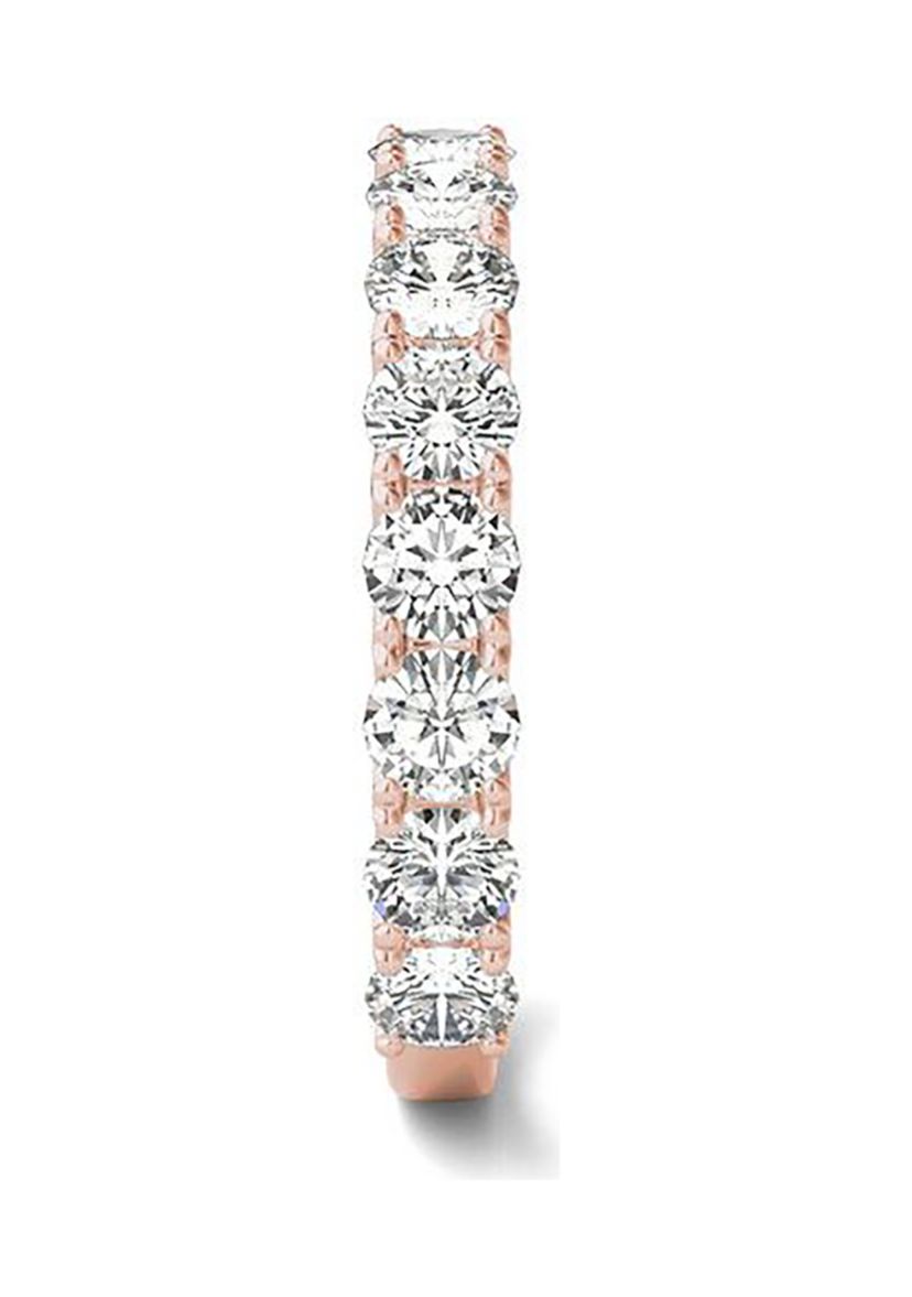 Charles & Colvard 1.5 ct. t.w. Lab Created 3.0mm Moissanite Semi-Eternity Band in 14k Gold