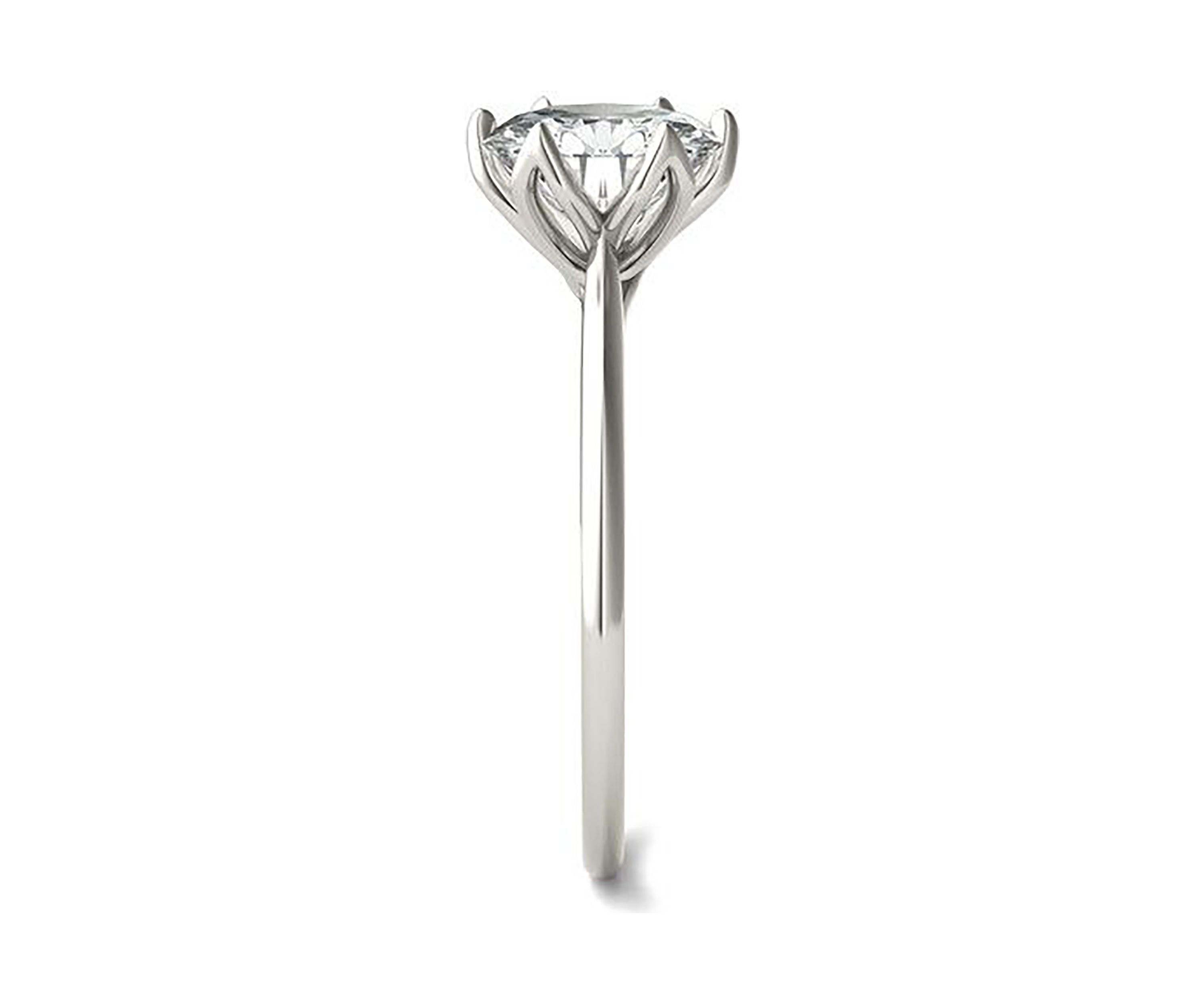 Charles & Colvard 1.9 ct. t.w. Lab Created Round Moissanite Floral Solitaire Ring in 14k Gold