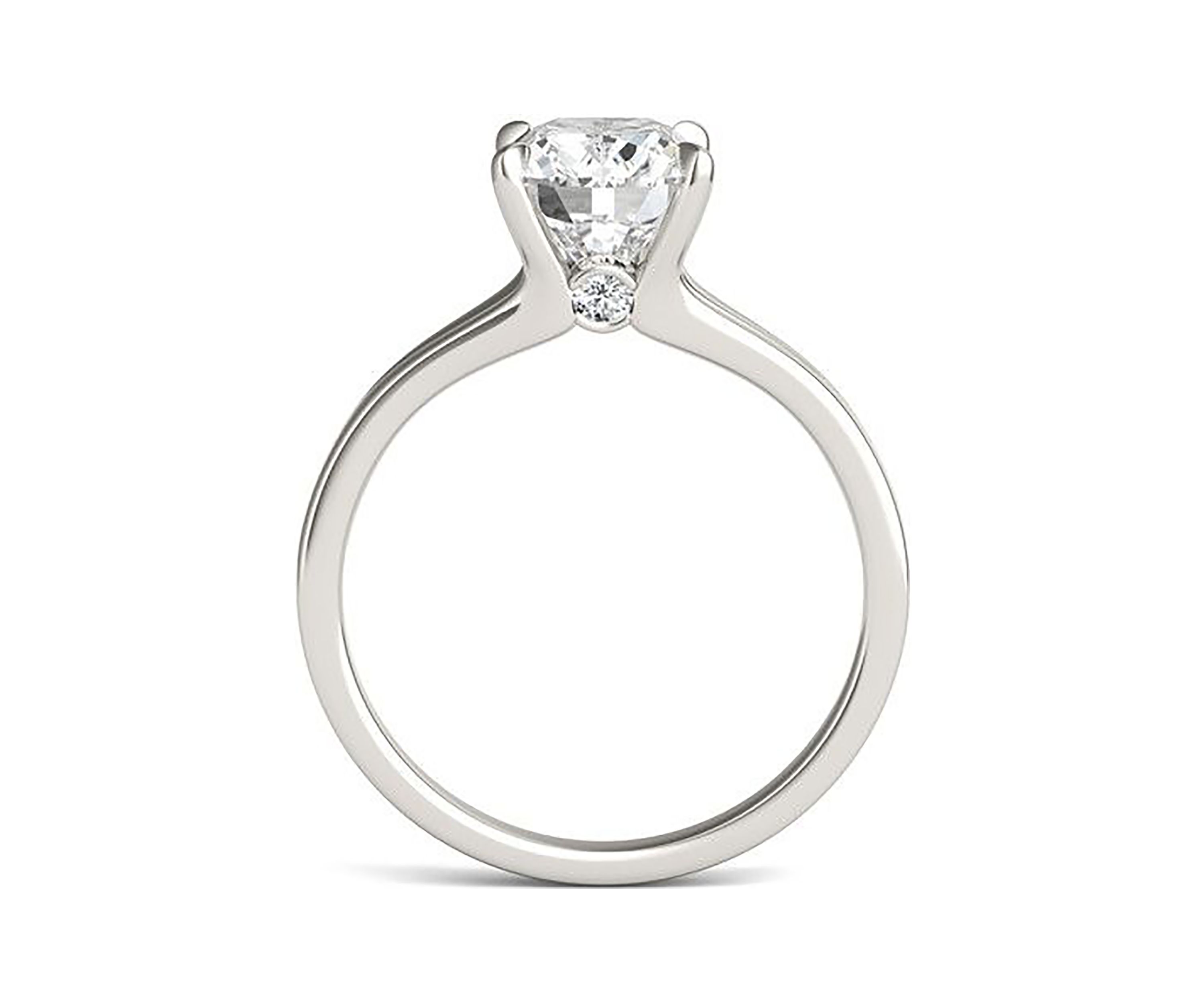 Charles & Colvard 2.36 ct. t.w. Lab Created Elongated Cushion Moissanite Solitaire Ring in 14k Gold