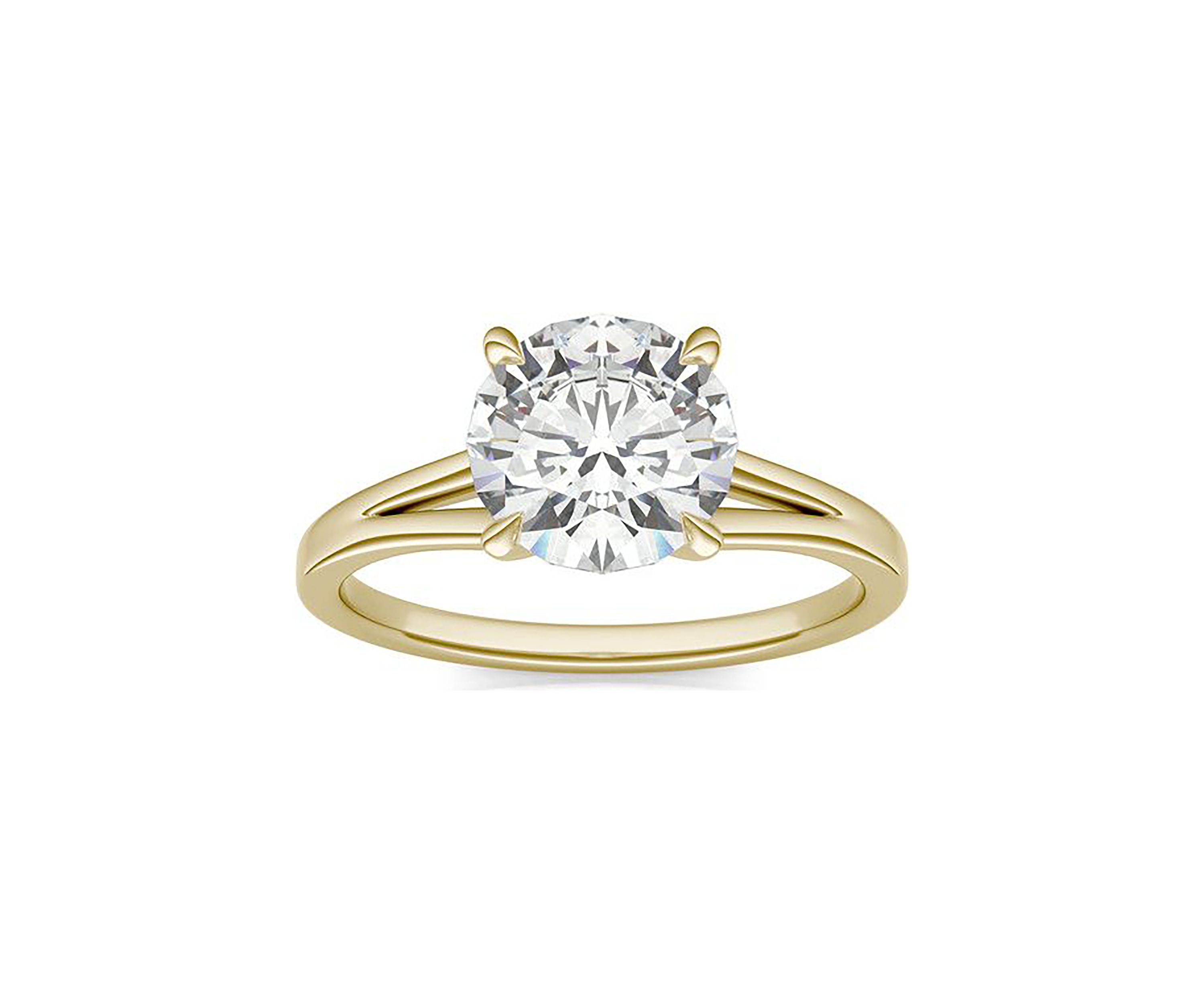 Charles & Colvard 1.96 ct. t.w. Lab Created Moissanite Solitaire Ring in 14k Gold