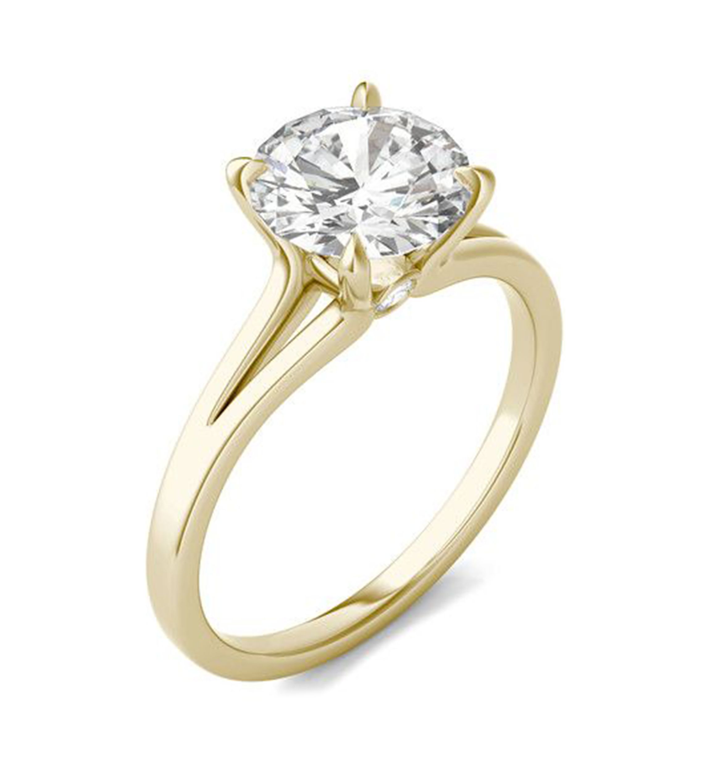 Charles & Colvard 1.96 ct. t.w. Lab Created Moissanite Solitaire Ring in 14k Gold