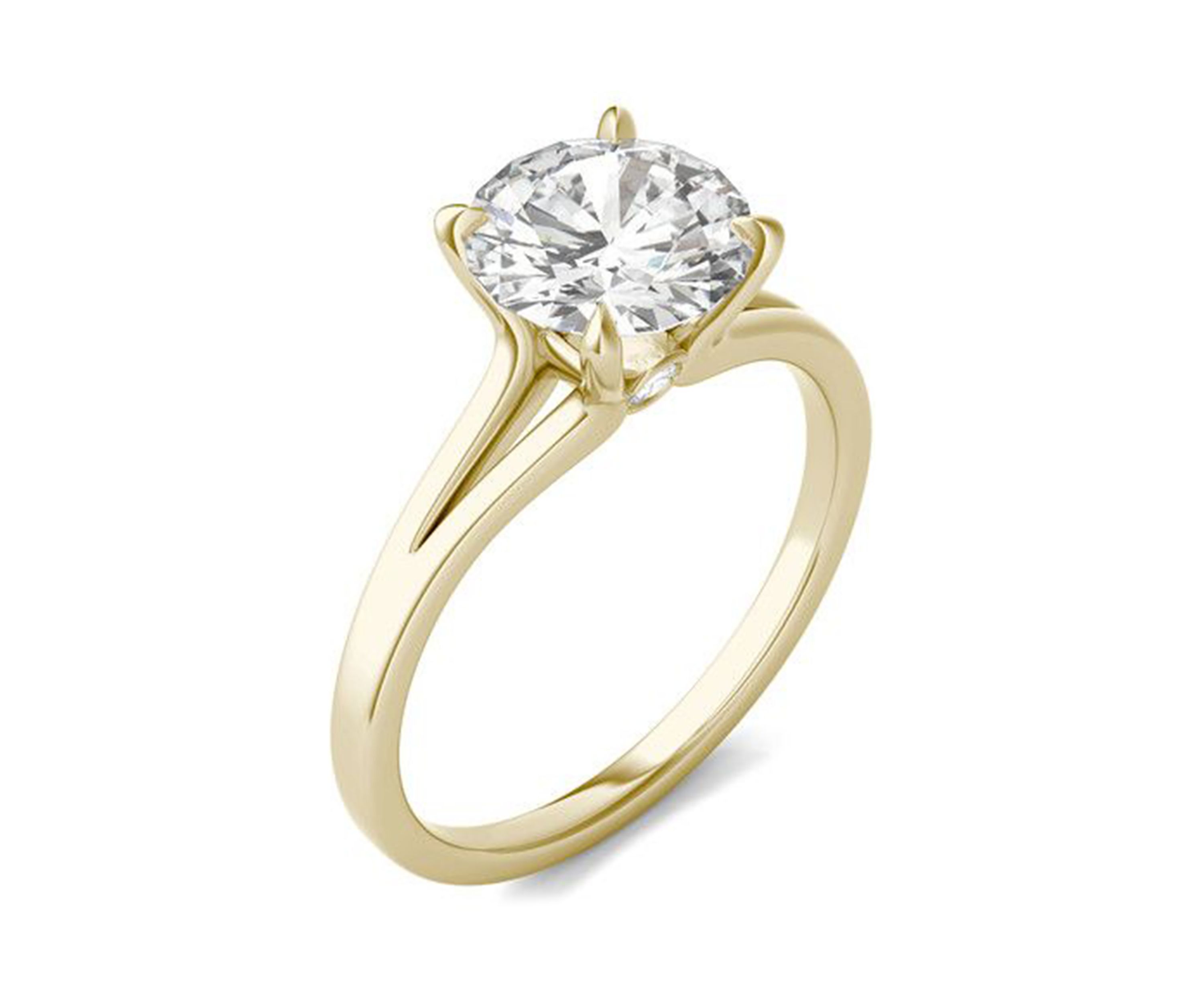 Charles & Colvard 1.96 ct. t.w. Lab Created Moissanite Solitaire Ring in 14k Gold