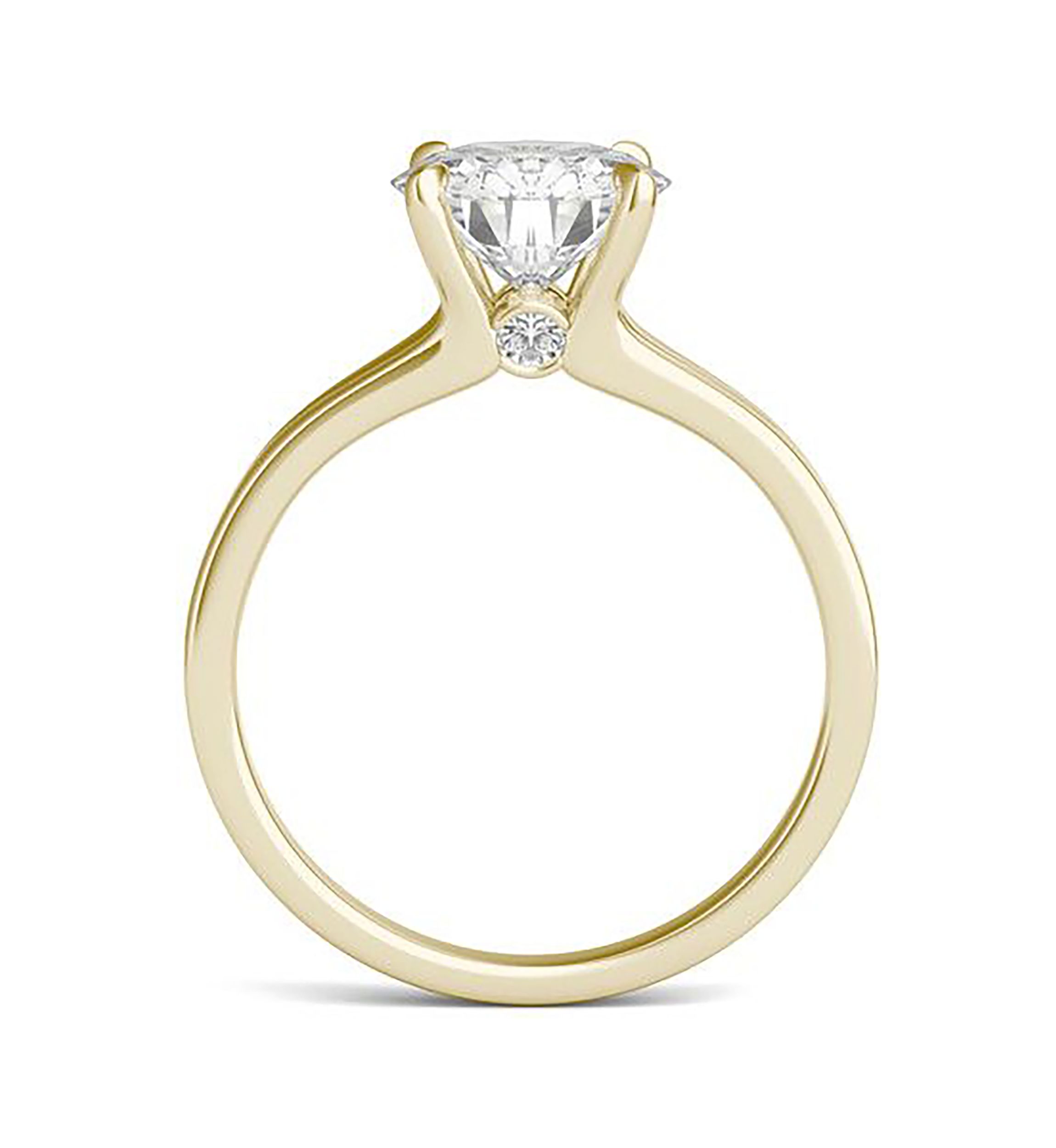 Charles & Colvard 1.96 ct. t.w. Lab Created Moissanite Solitaire Ring in 14k Gold
