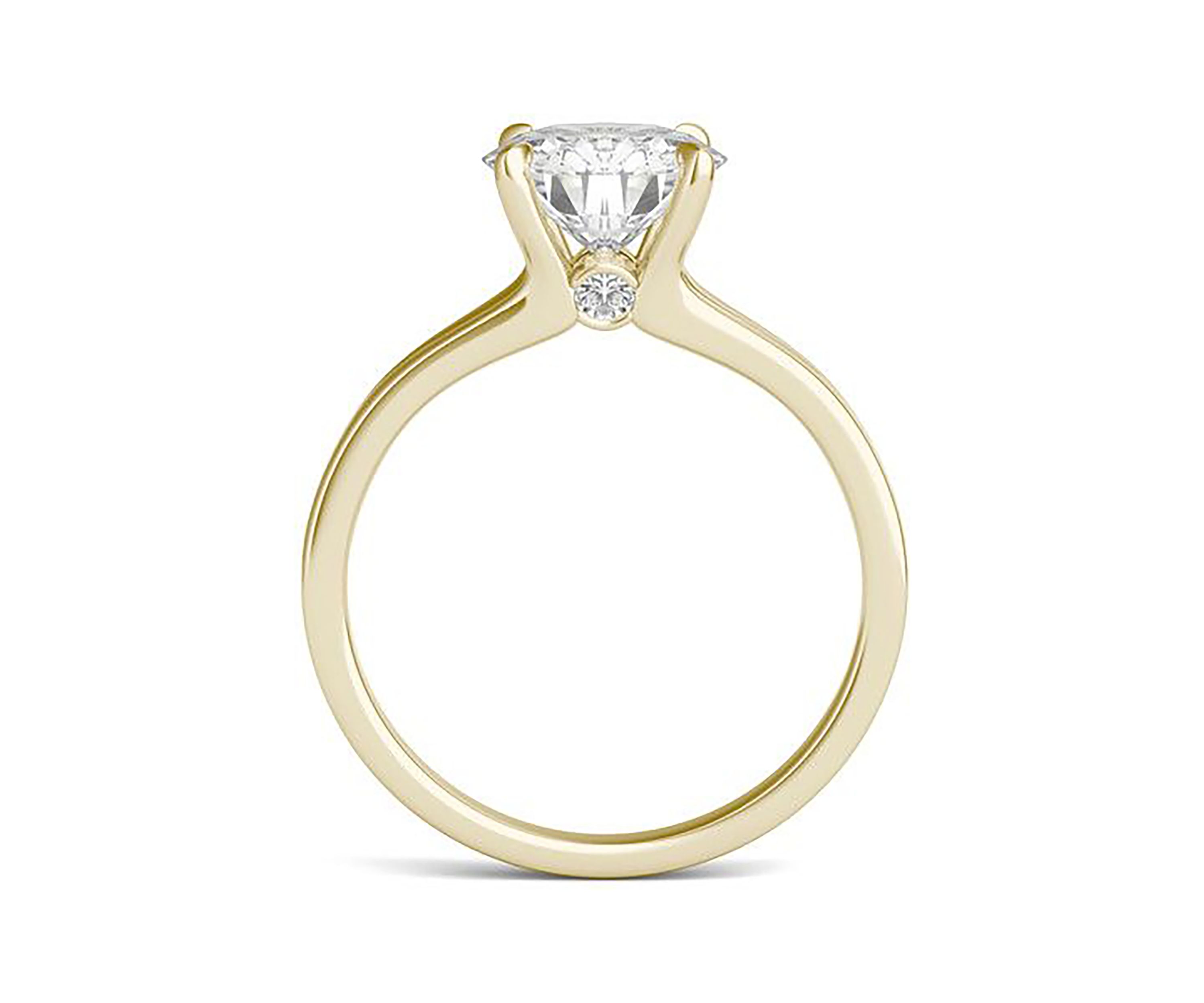 Charles & Colvard 1.96 ct. t.w. Lab Created Moissanite Solitaire Ring in 14k Gold