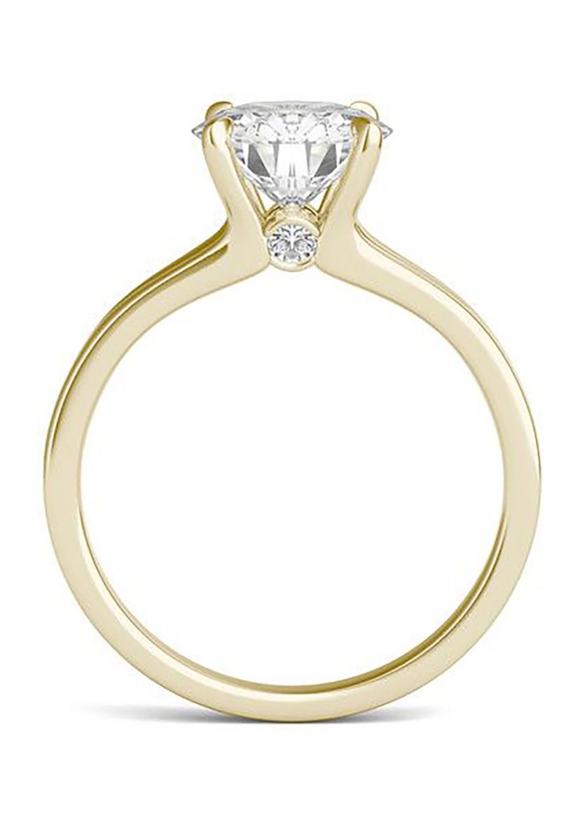 Charles & Colvard 1.96 ct. t.w. Lab Created Moissanite Solitaire Ring in 14k Gold